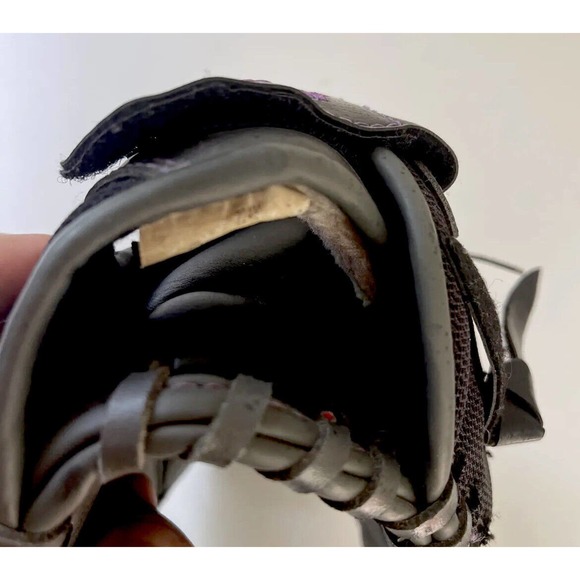 Franklin 11" Fastpitch Pro Series Girls Softball Glove - RHT - Purple/Grey 22431 - Picture 5 of 7